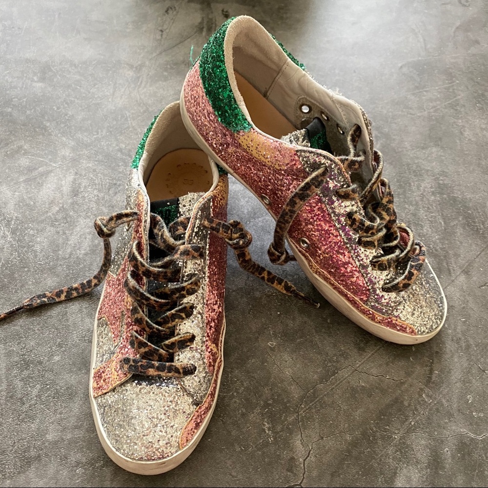 Golden goose Super star glitter sneakers